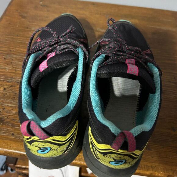 Asics GEL-Venture 7 Running Sneakers Shoes Women's US 9 Black Synthetic 1012A983 - Picture 10 of 11